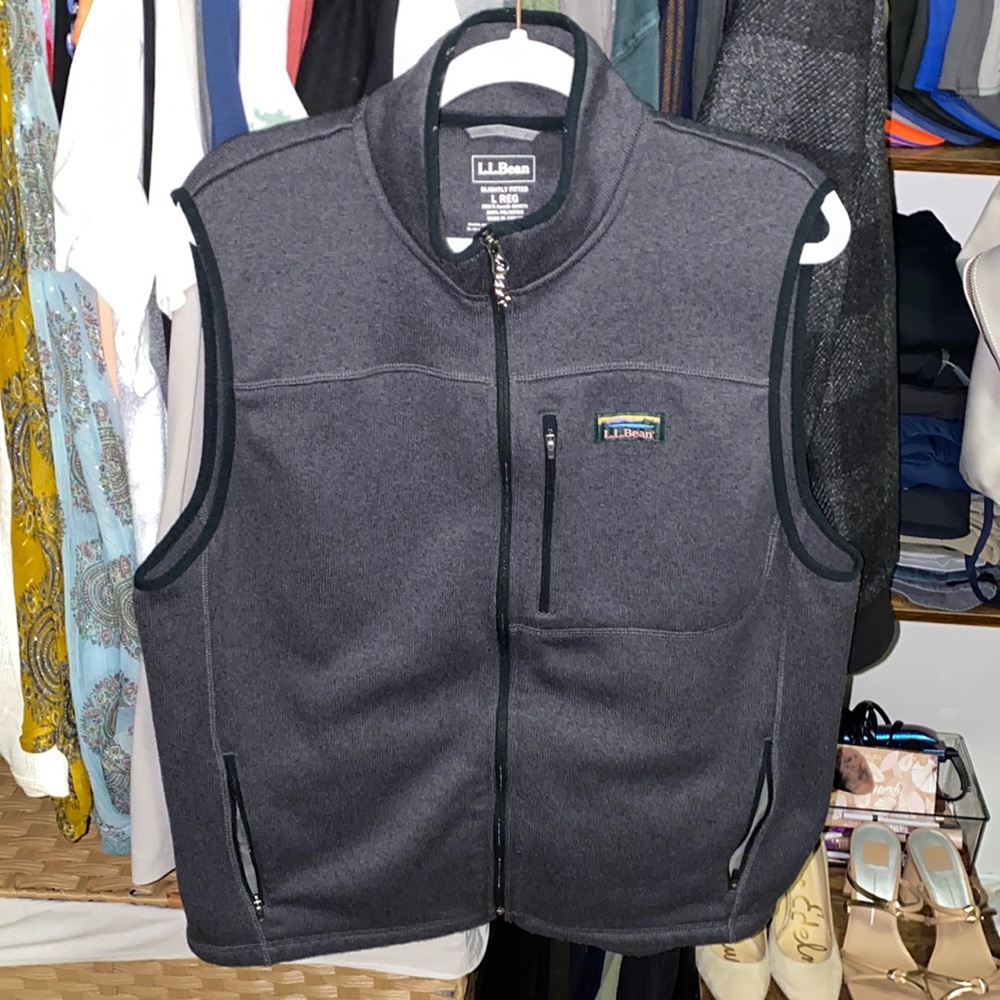 L.L. Bean fleece vest